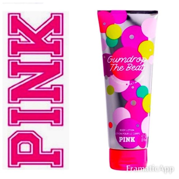 Victoria's Secret Pink Gumdrop The Beat Body Lotion oz 236 ml